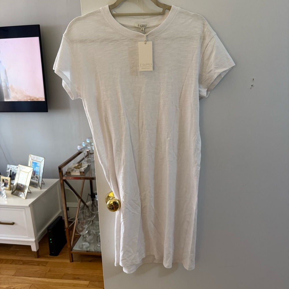 Z Supply Classic White Tee Dress